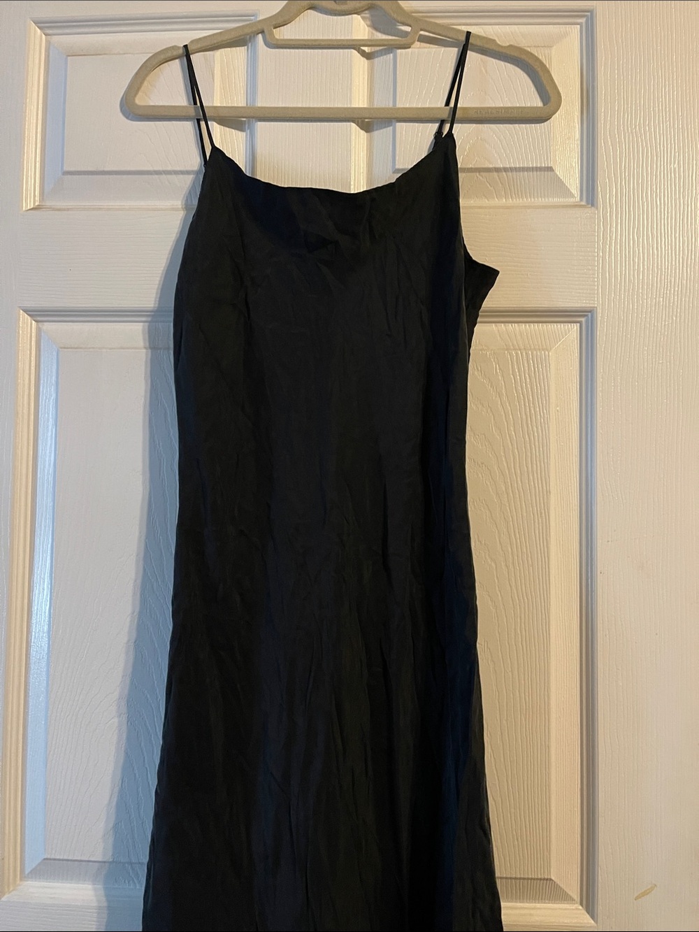J. Crew Black Midi Slip
